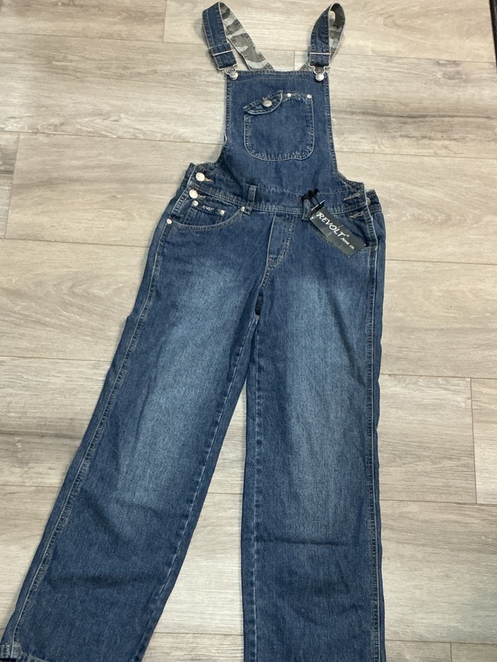 Revolt Denim Women's Blue Jean Overalls